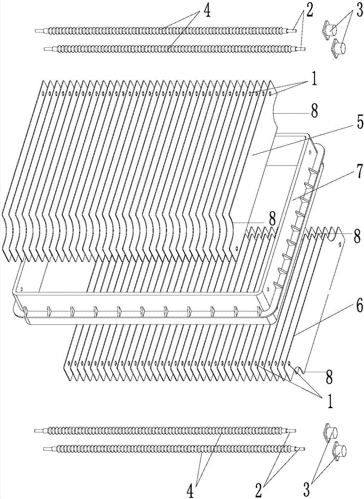 Plate electrode component, electrostatic device and range hood