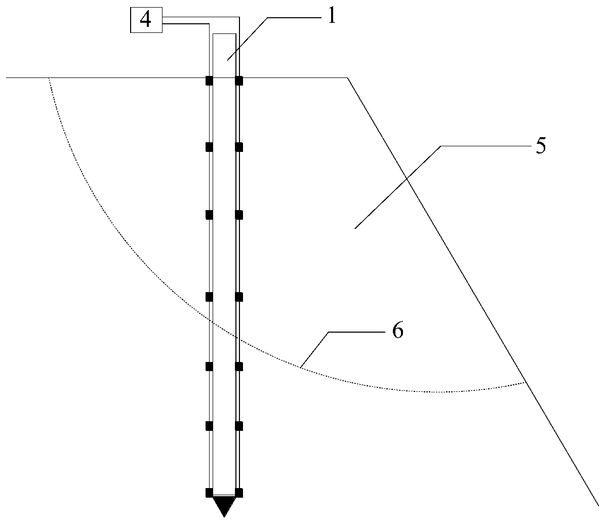 A monitoring method for internal displacement of landslide based on fiber Bragg grating