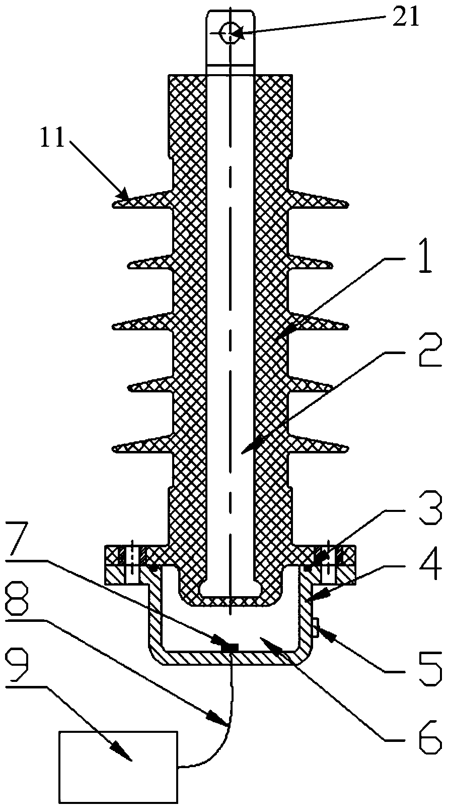 Medium-voltage optical voltage transformer