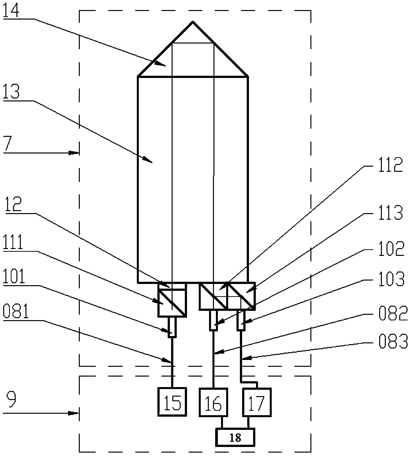 Medium-voltage optical voltage transformer