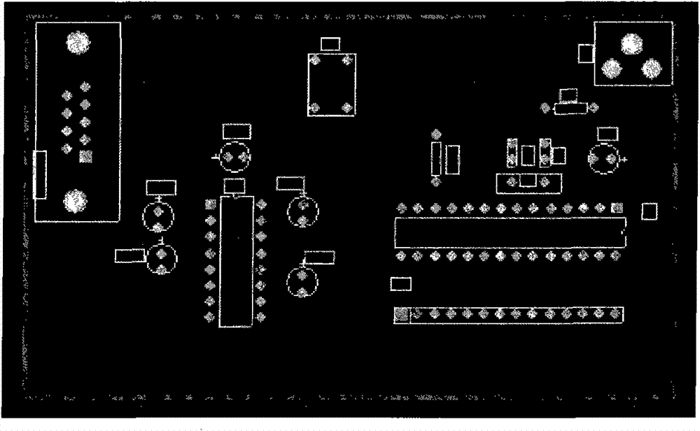 Explosion positioning method of manually made PCB (Printed Circuit Board)