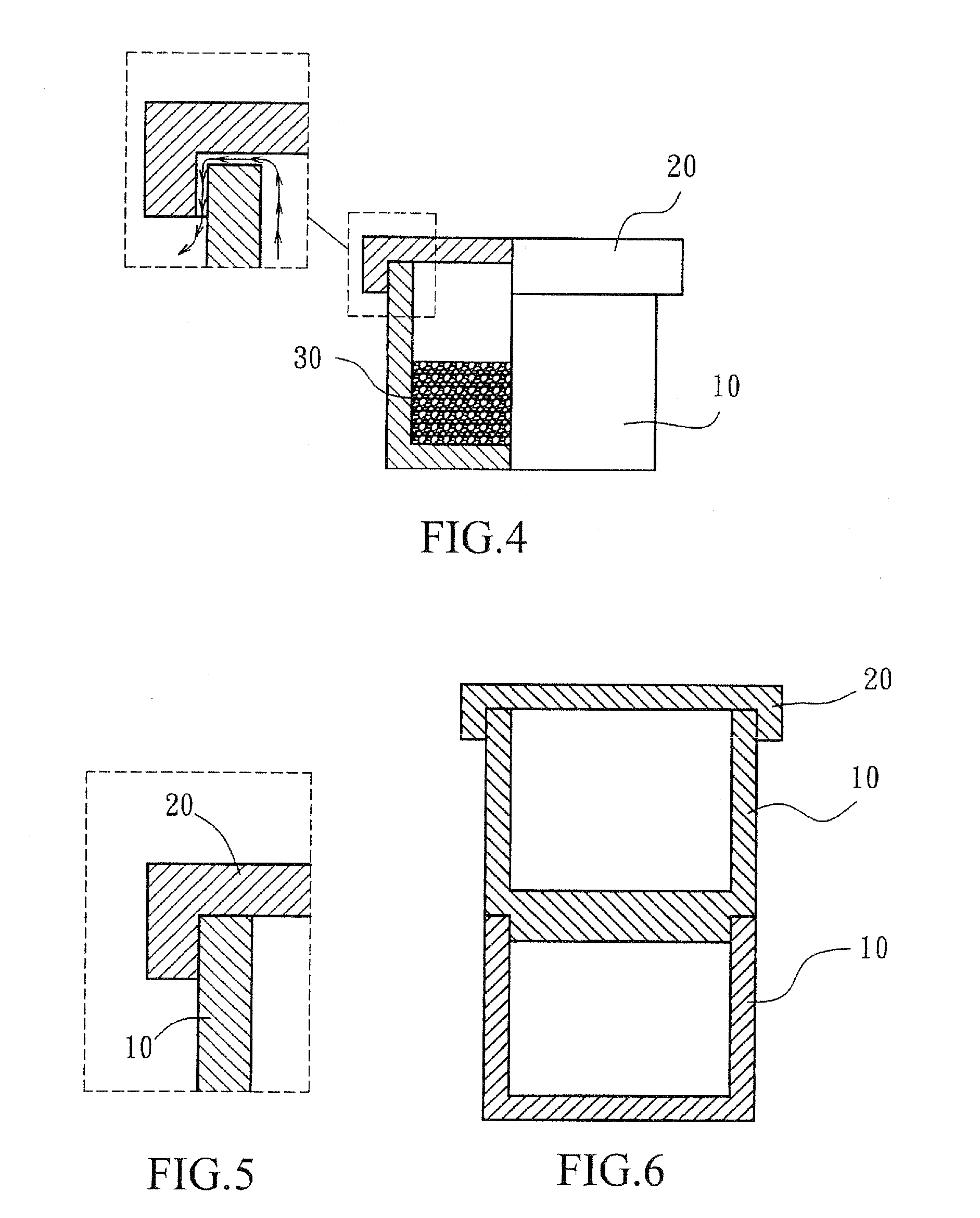 Method for sintering lithium contained electrode material