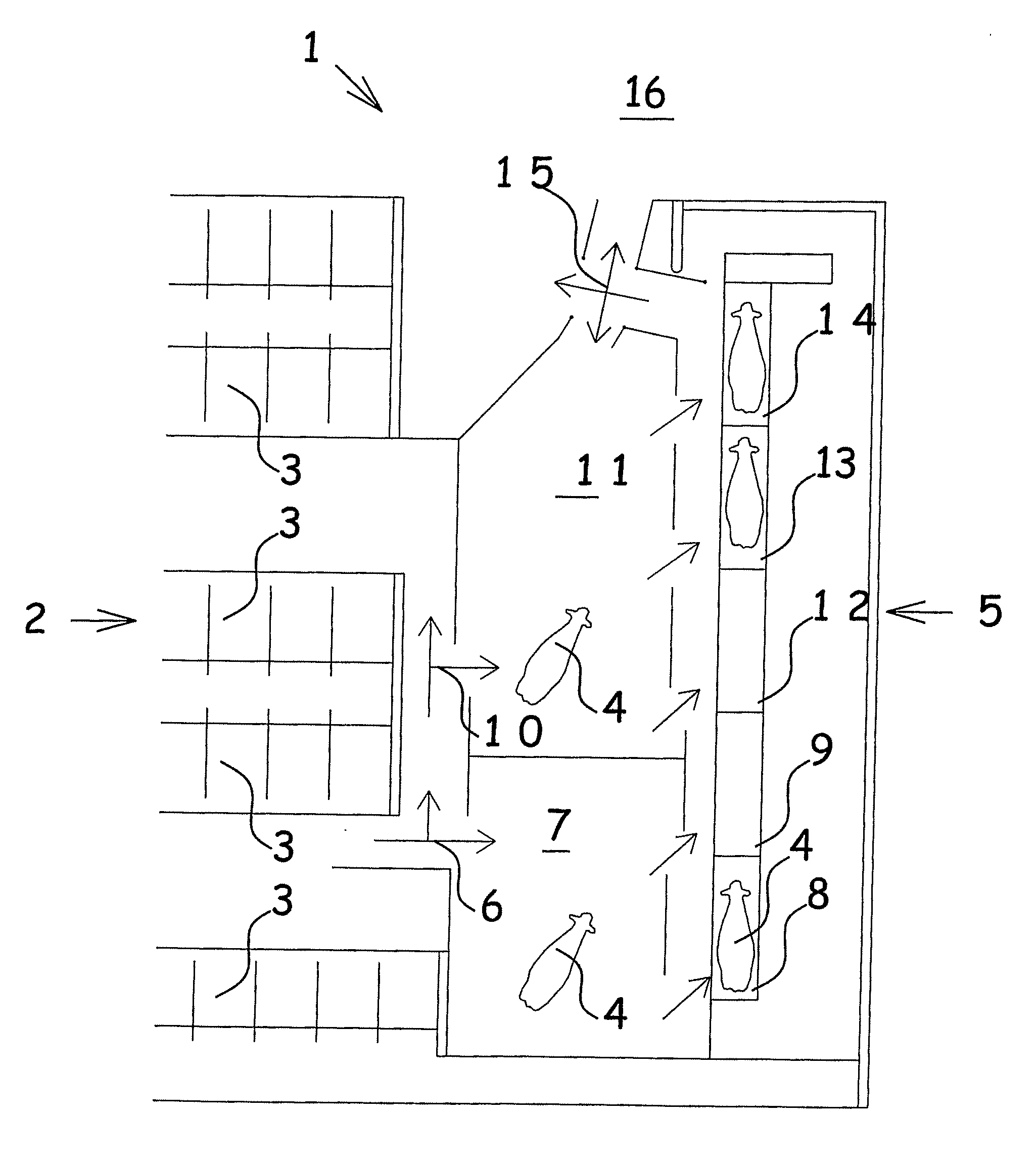 Controlling a dairy stable