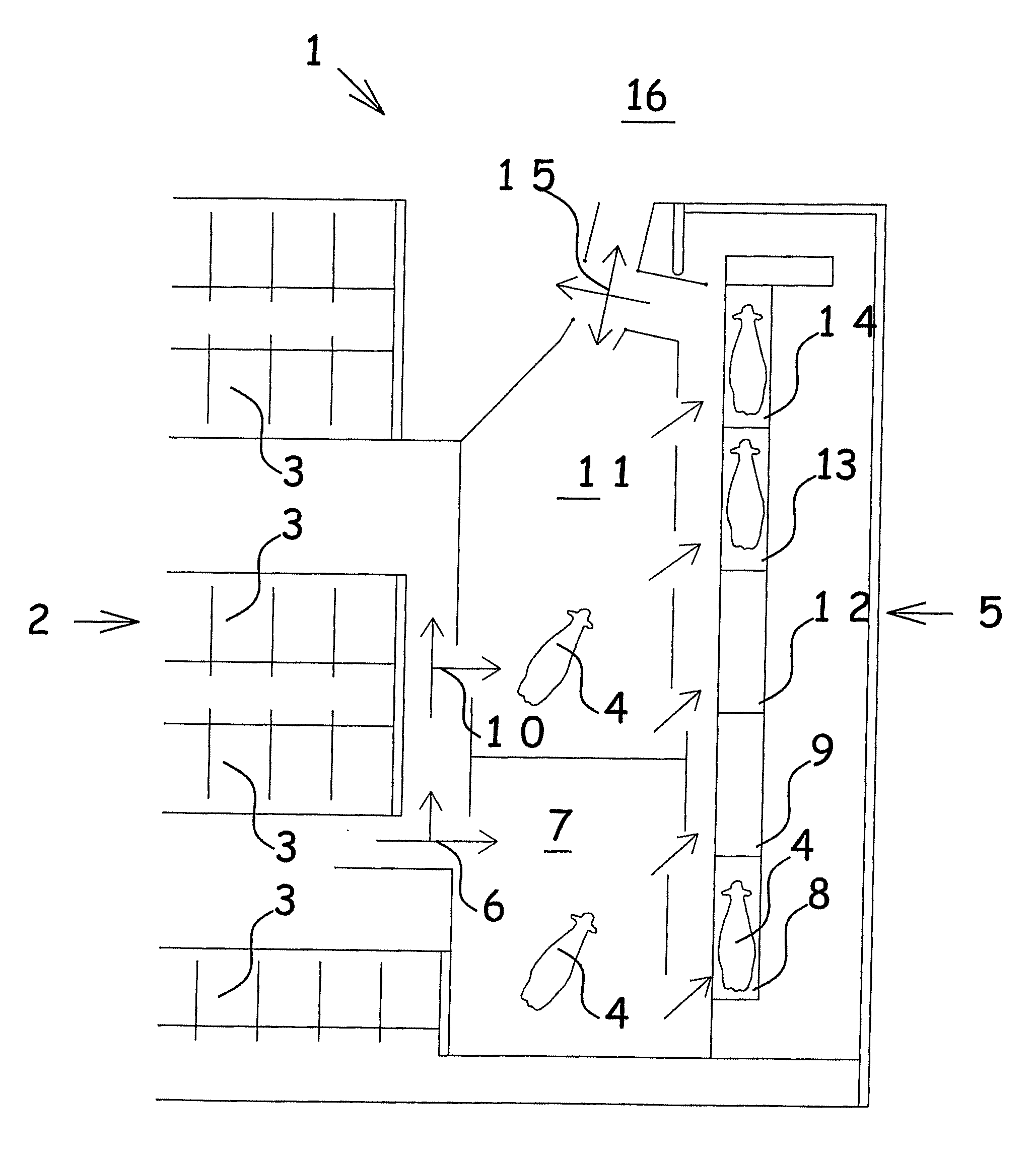 Controlling a dairy stable