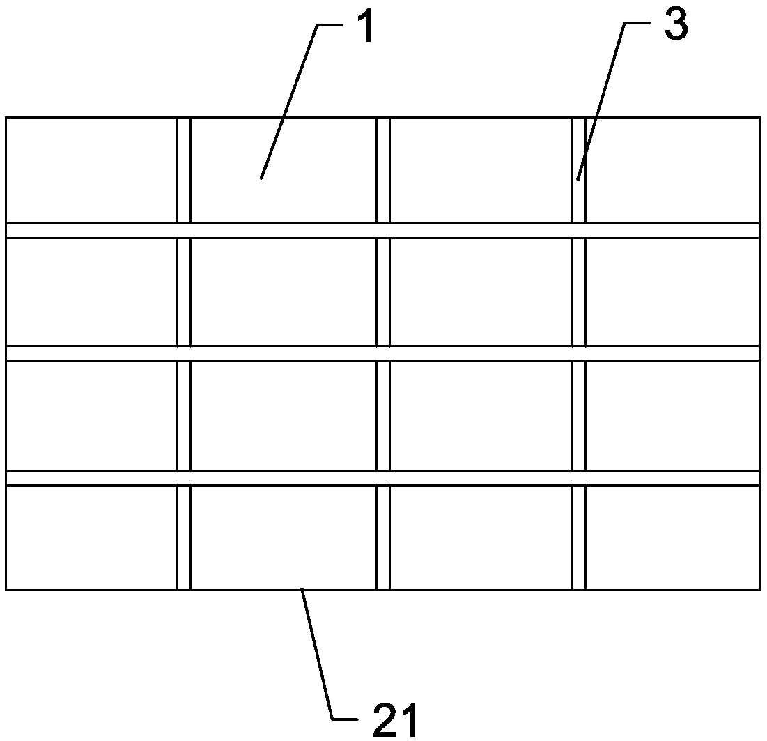 Floor tile laying structure