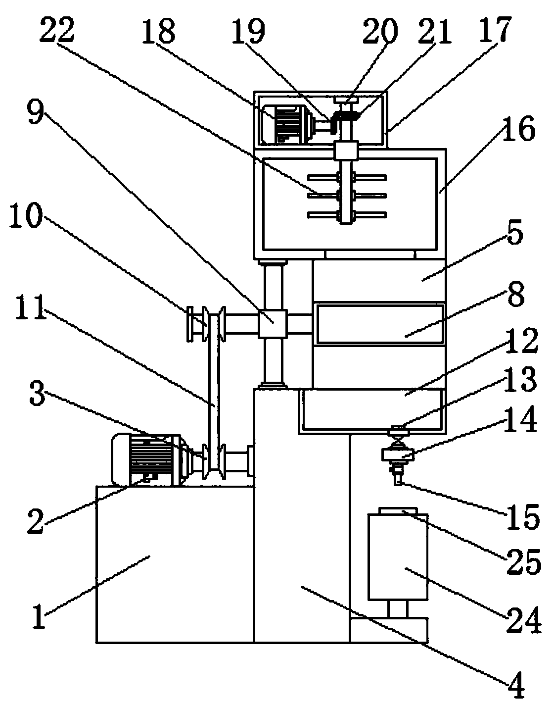 A lithium battery grouting machine