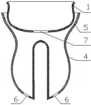 A glass-steel hanging fence flower pot and its manufacturing method