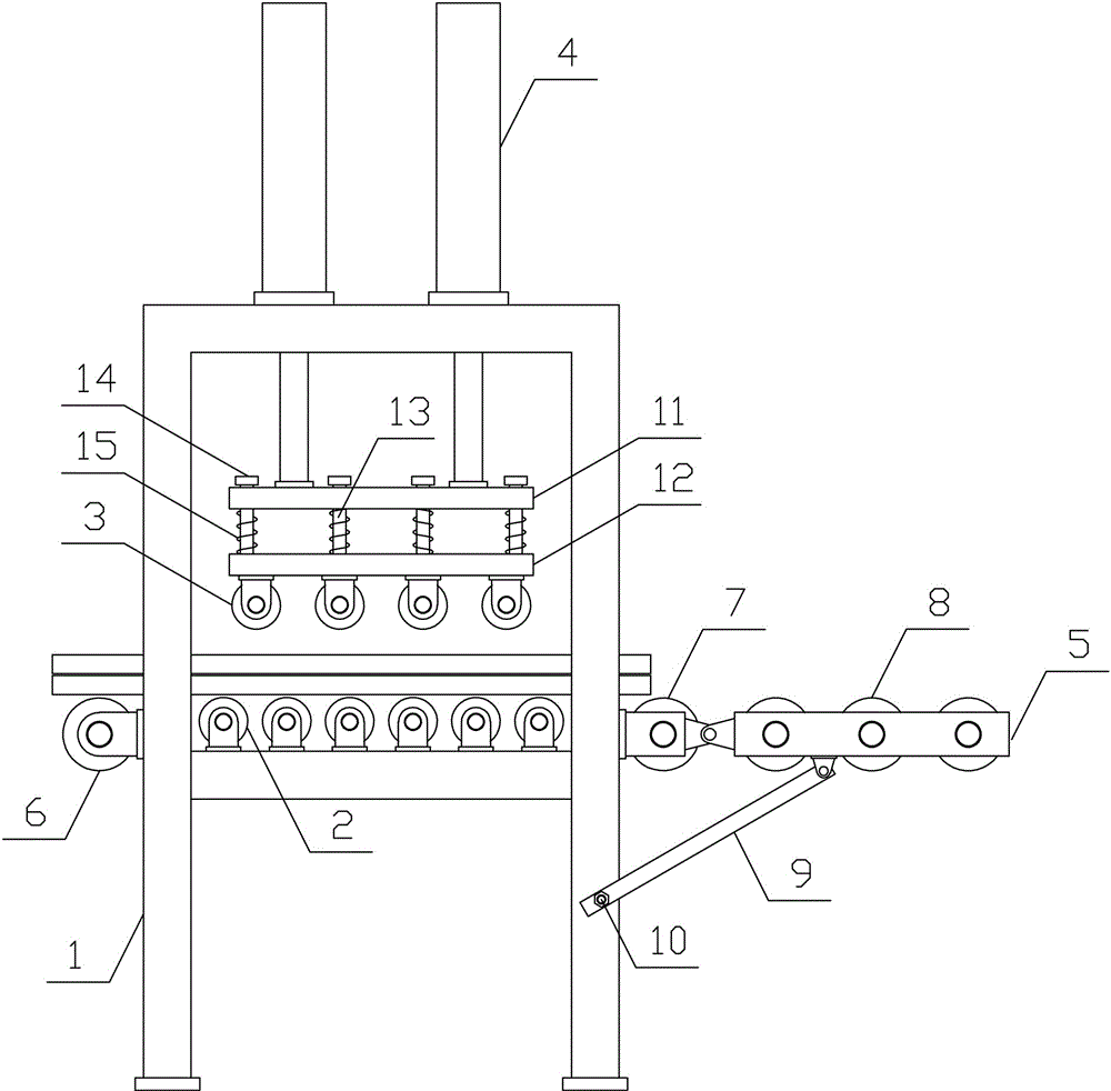 Panel compositing and pressing device