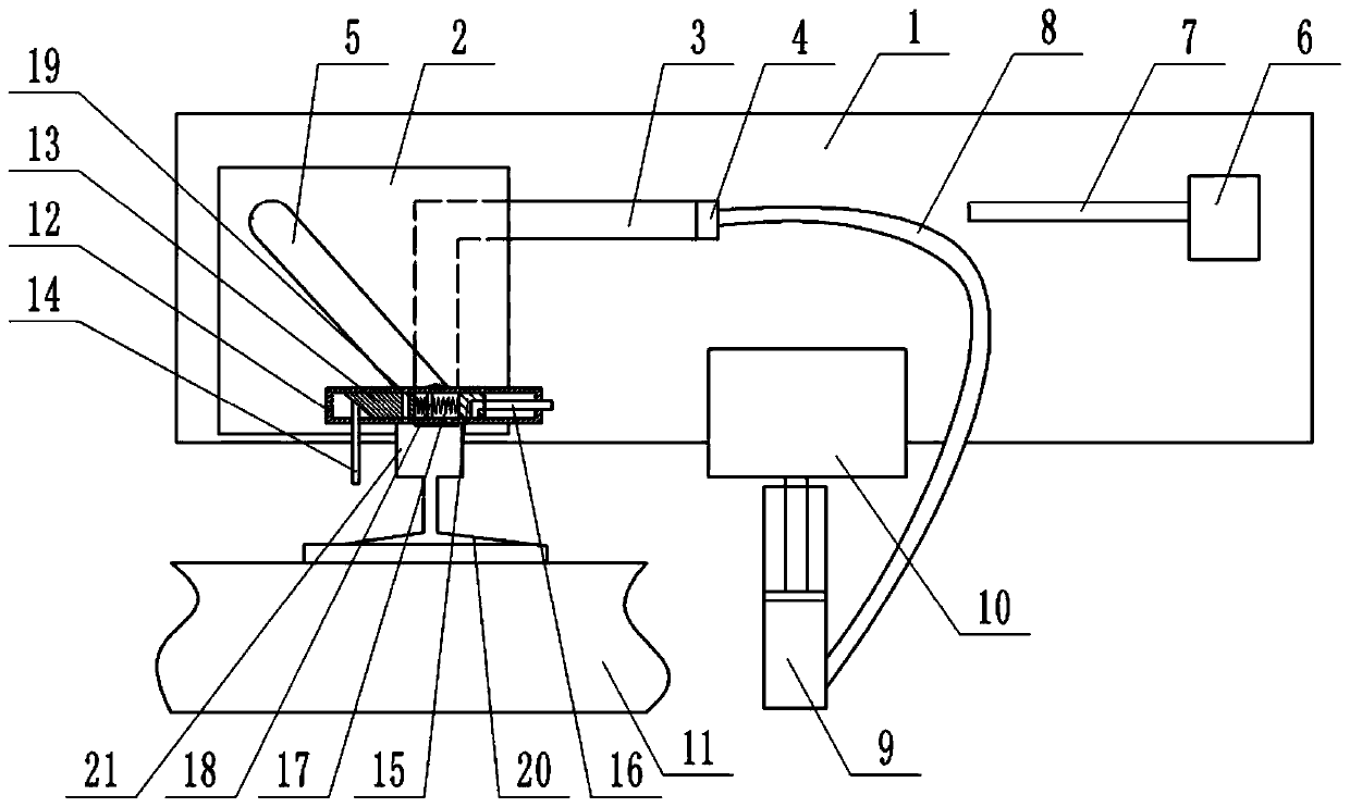 Storage and transfer device for chips