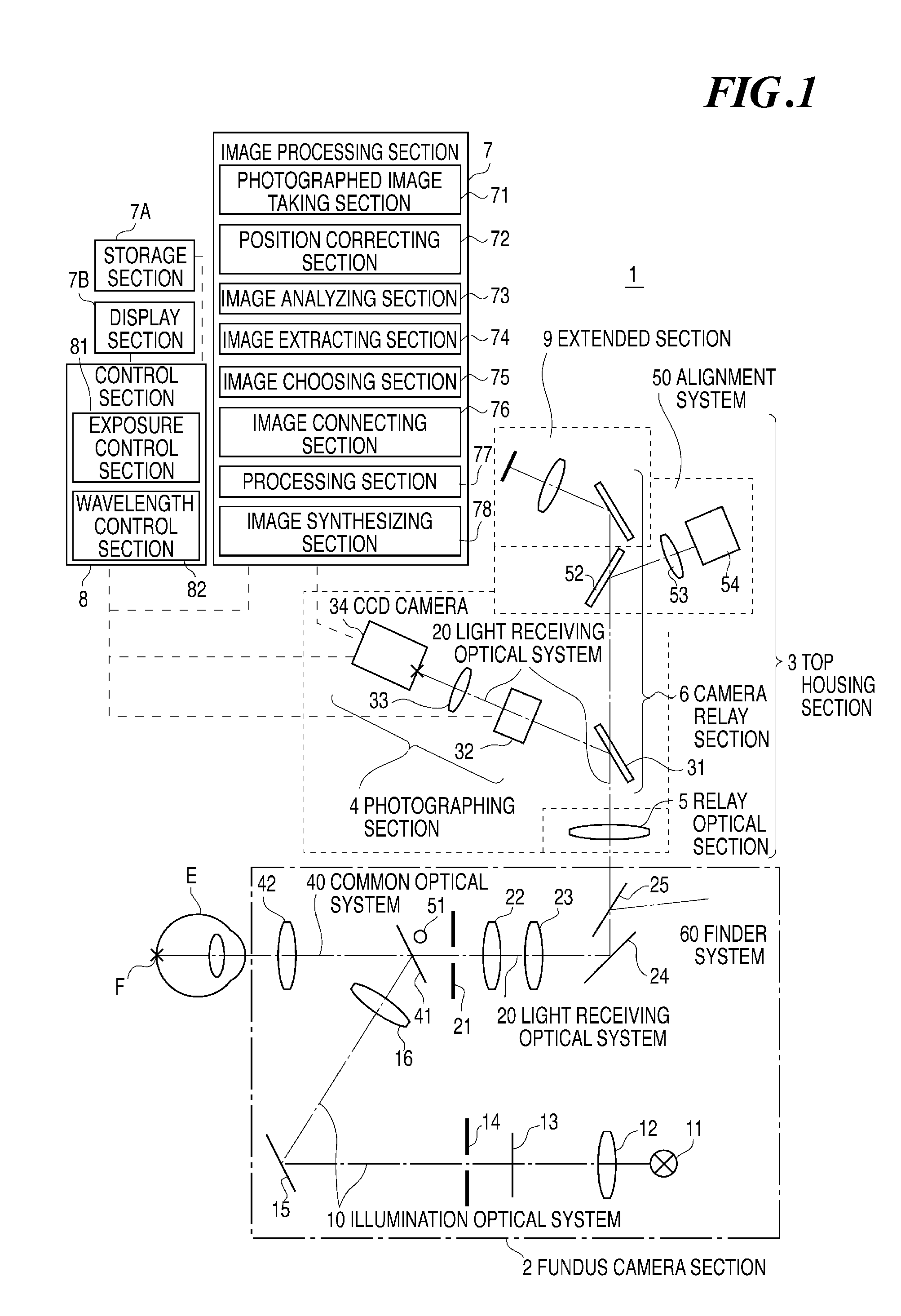 Apparatus and method for spectrally measuring fundus