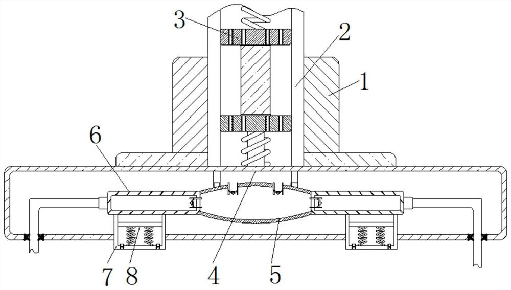 Pneumatic control intelligent mechanical arm device capable of avoiding adhesion