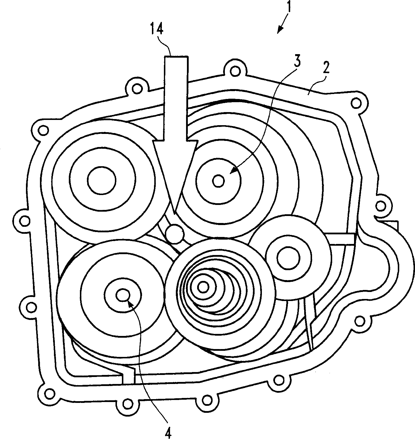 Gear-change device