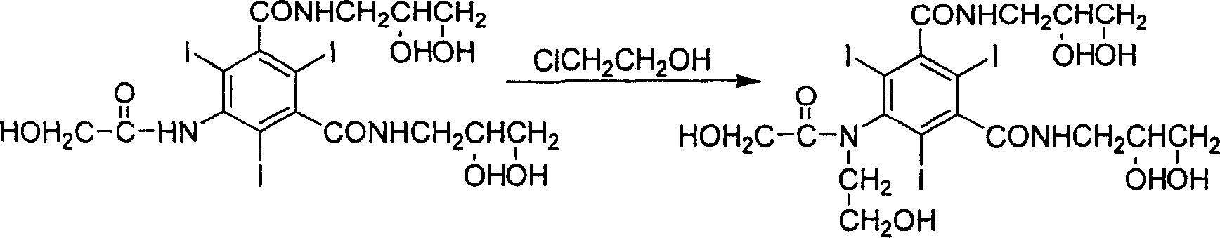Improved process for synthesizing ioversol