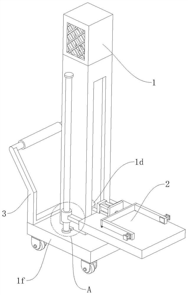 Loading and unloading device for storage shelf