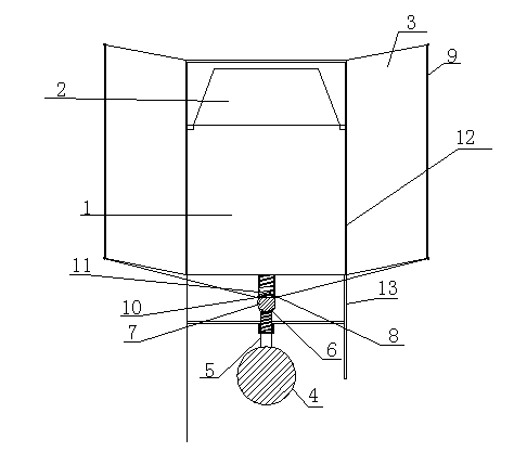 Obliquely-closing flameout device