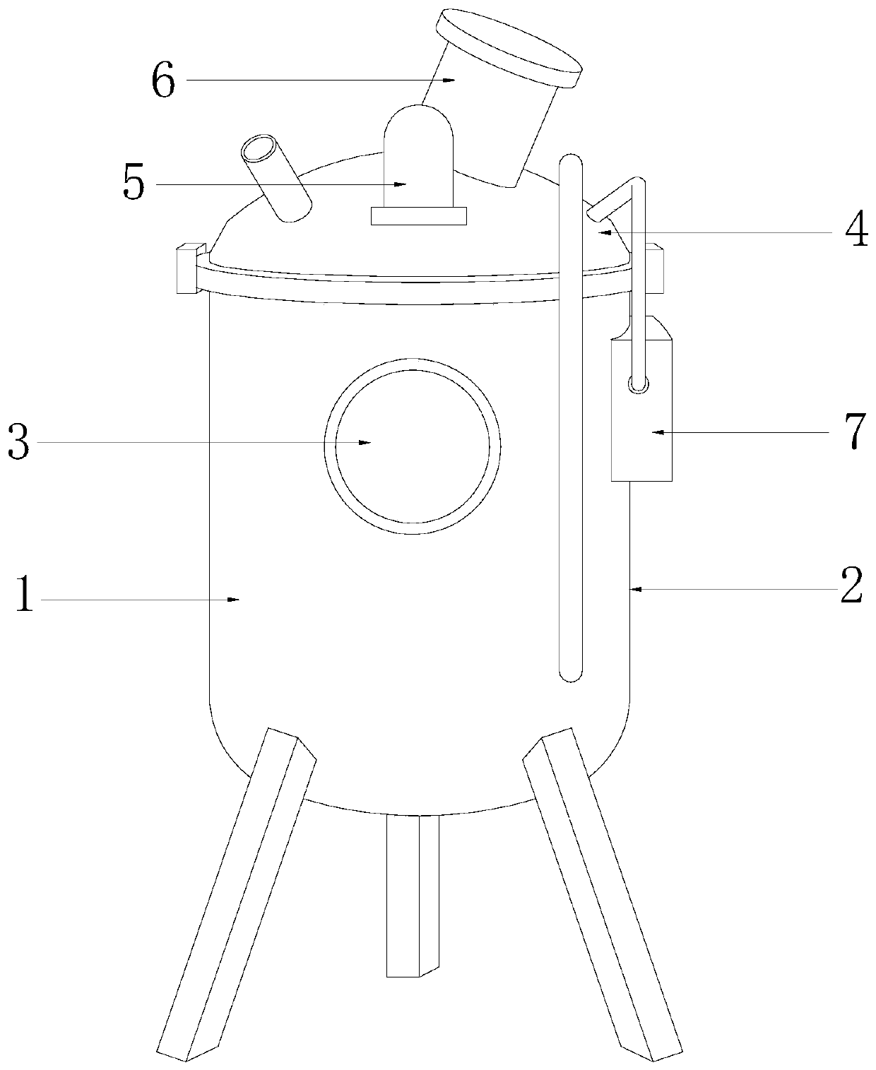 Diversion and saturation high-fiber feed biodegradation fermentation device