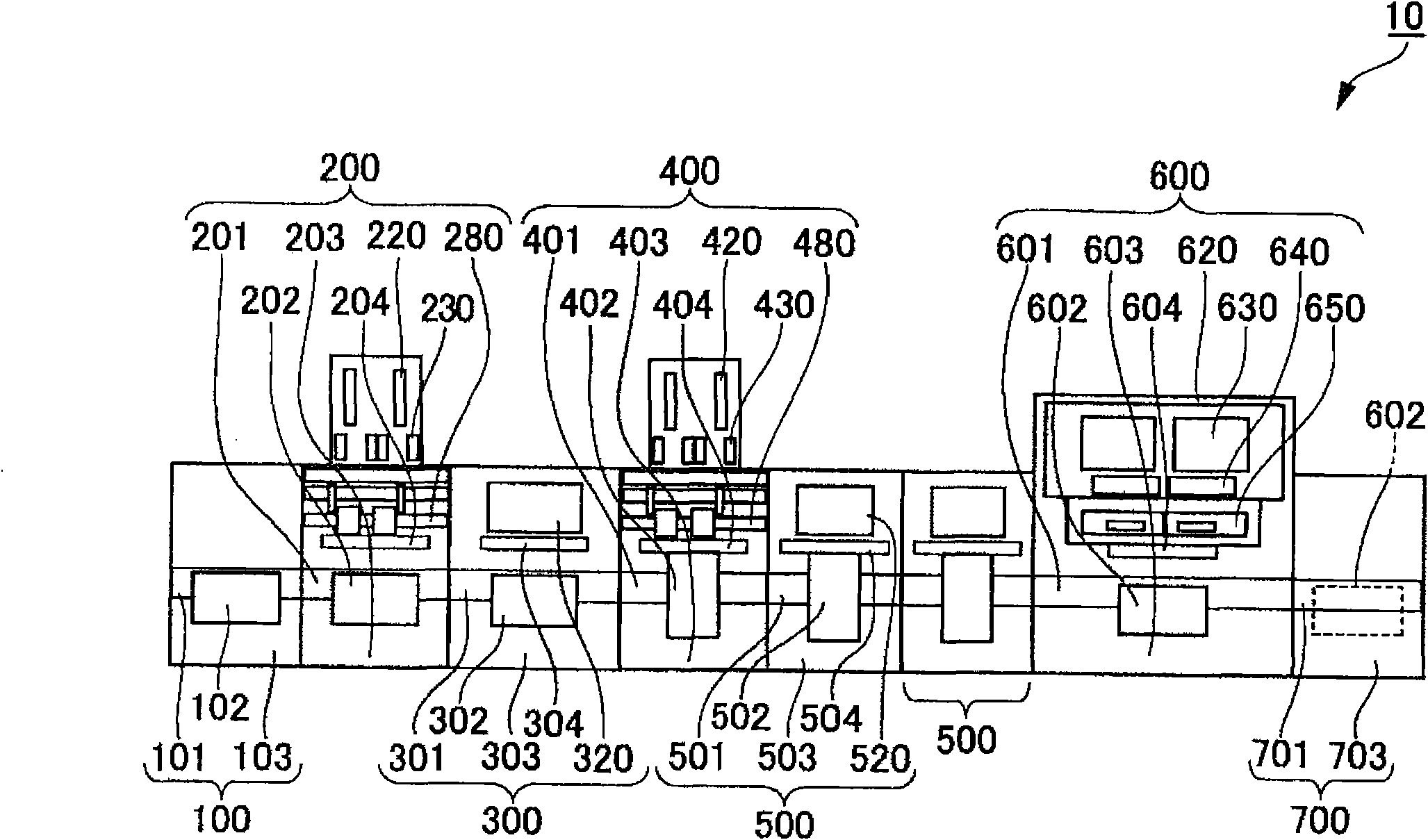 Assembling device and assembling method of FPD component