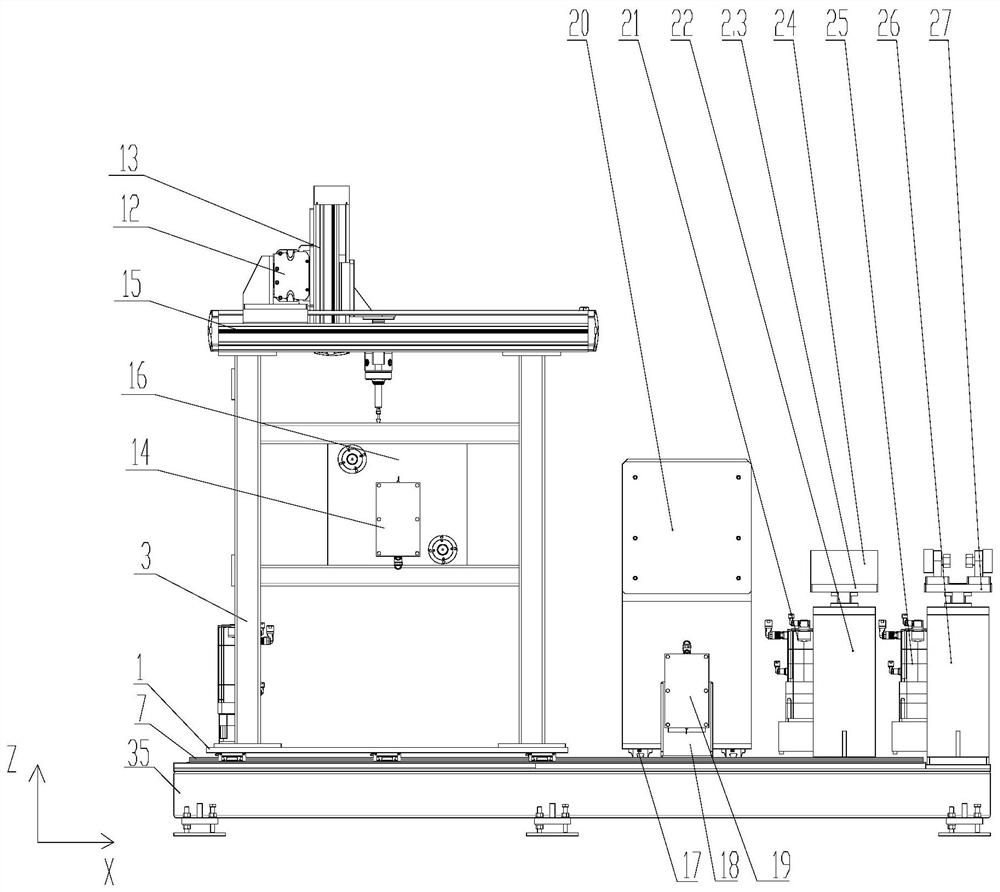 A fully automatic grinding mechanism based on automatic attitude adjustment based on force feedback