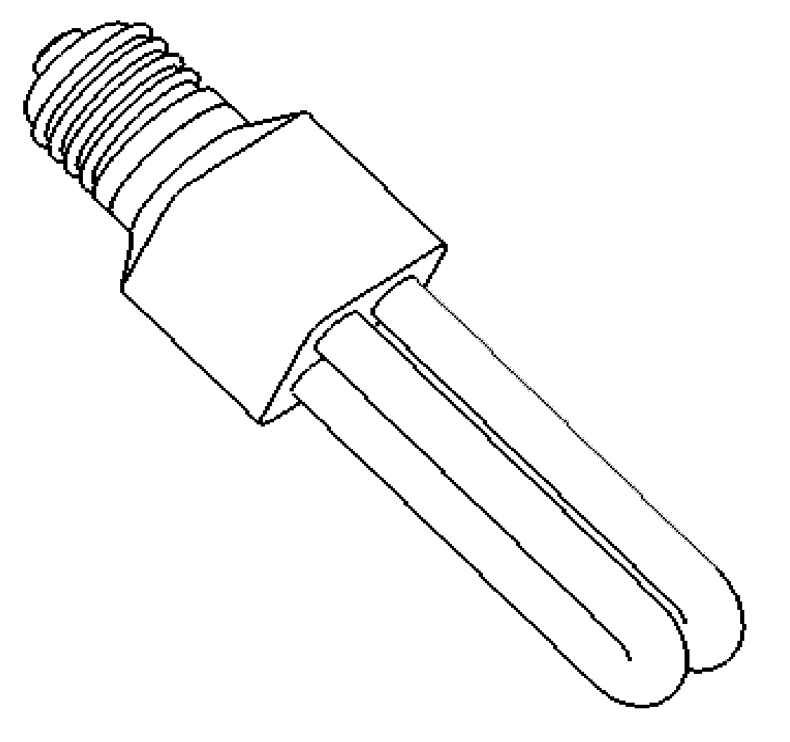 LED lamp capable of replacing compact fluorescent lamp