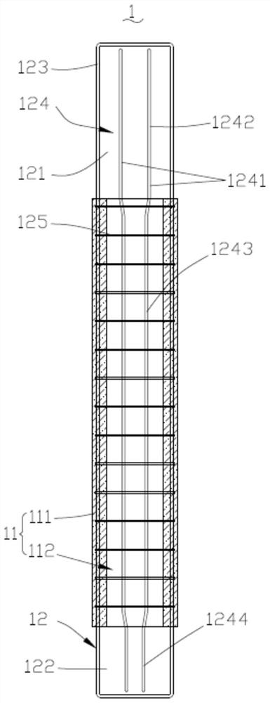 Prefabricated frame column and fabricated building