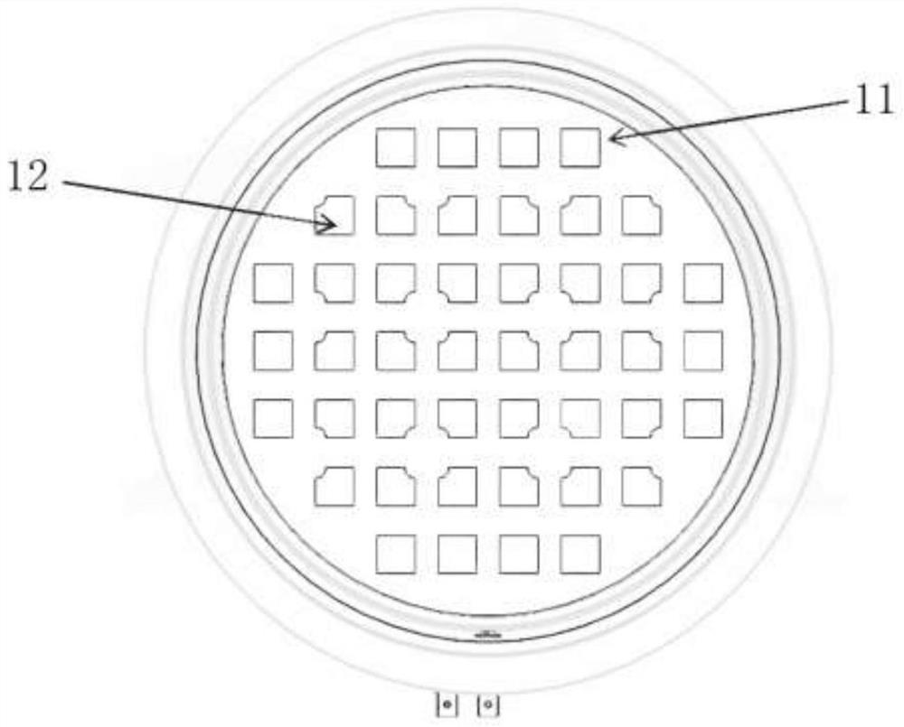 A chip sintered product, subunit, igbt package module and preparation method