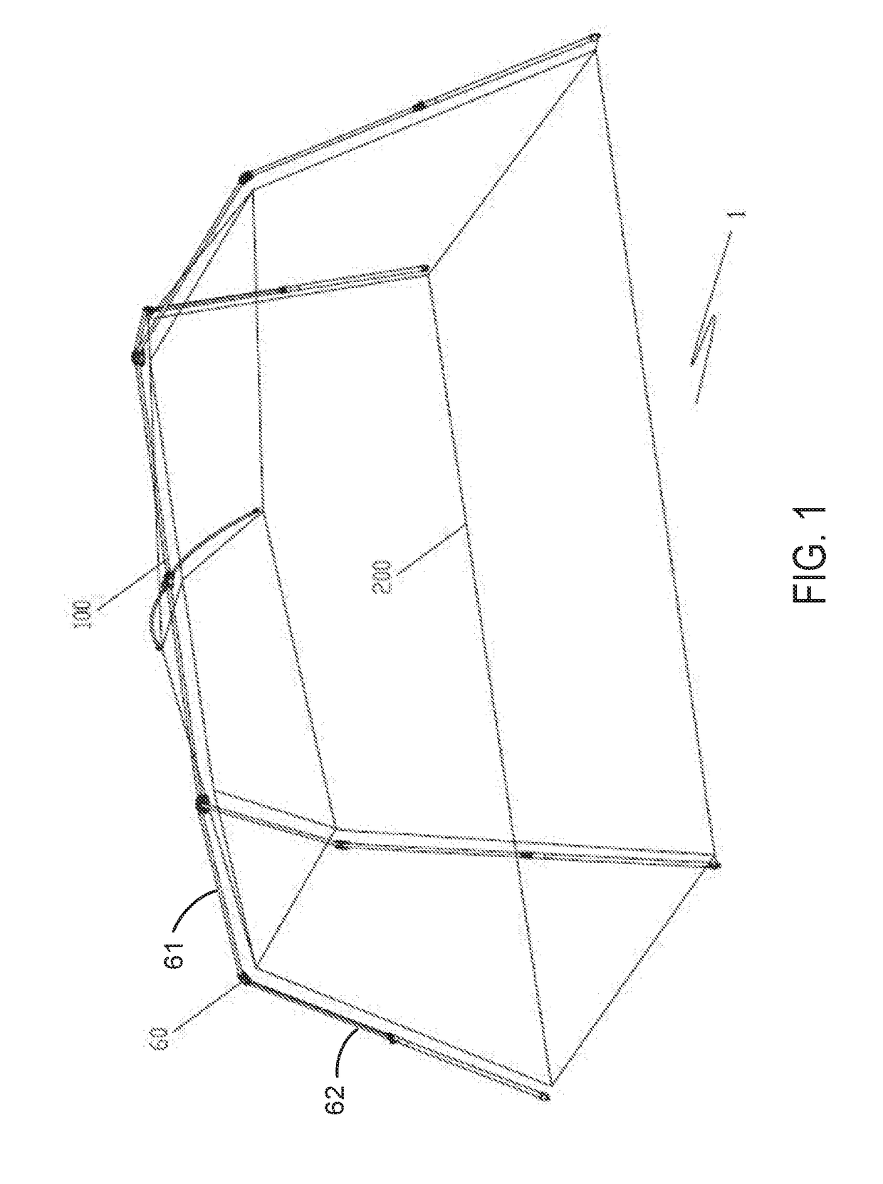 Tent frame and tent with slidably coupled top poles