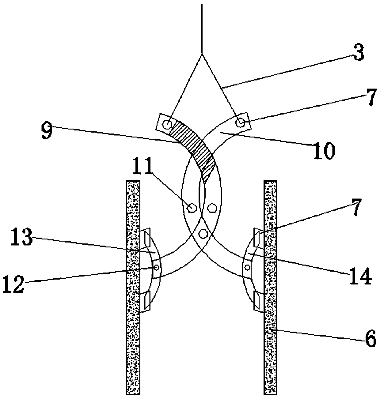 Device for recycling precipitation well concrete well pipe and using method thereof