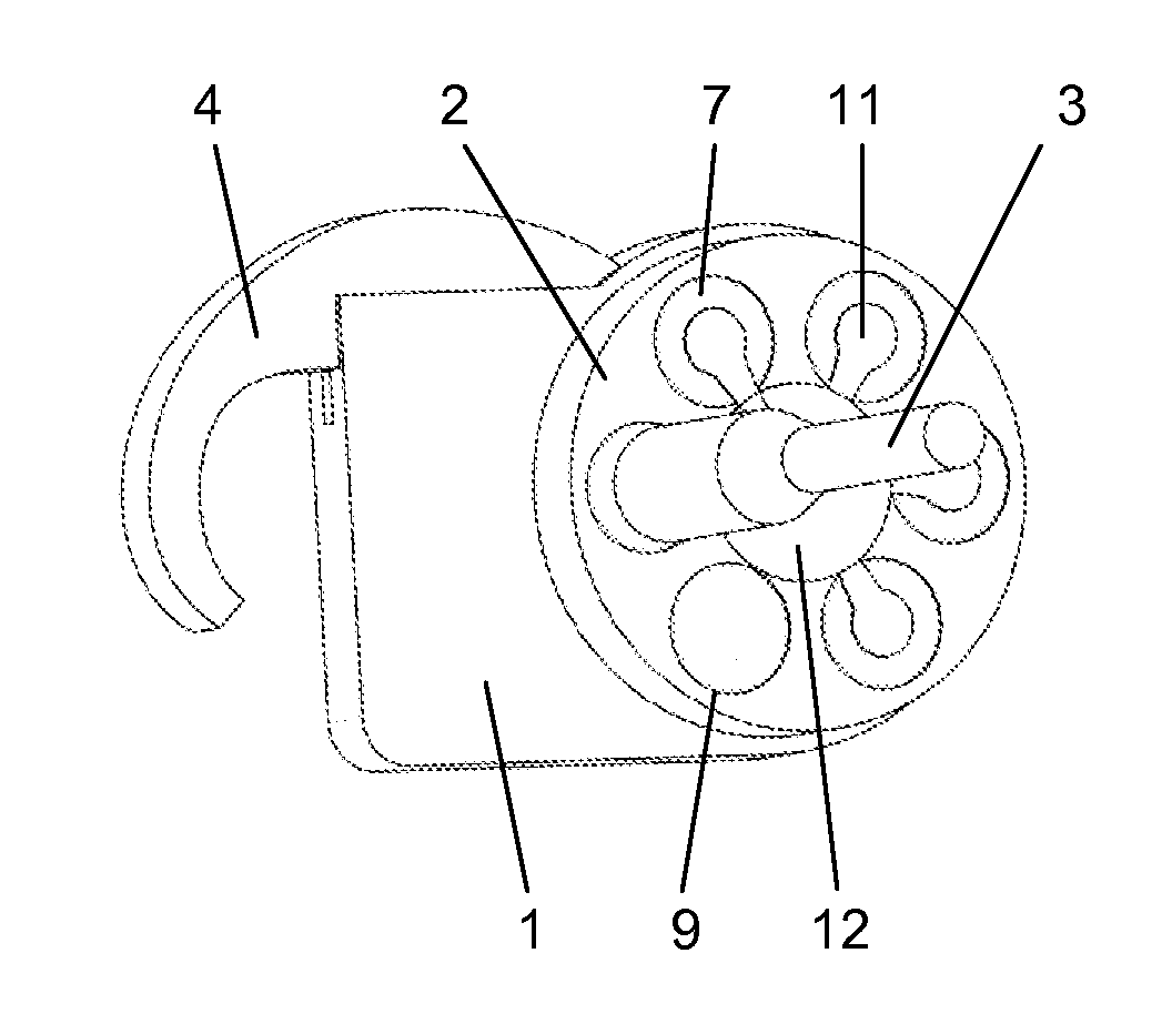 System and method for exchanging a battery of a hearing device