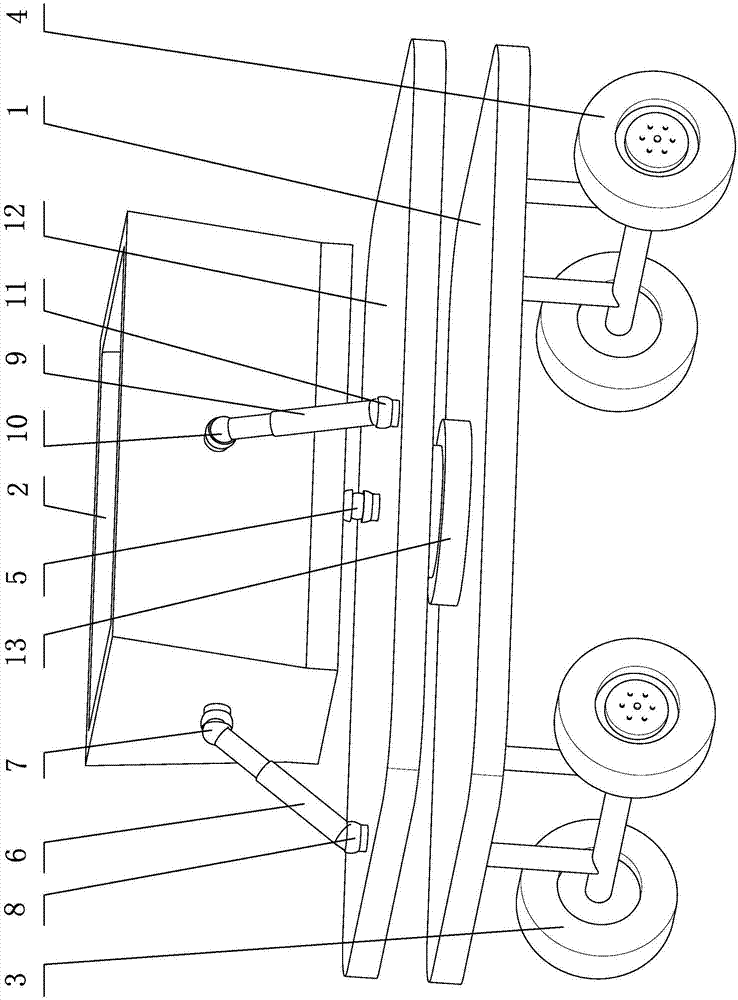 Two/three-freedom-degree hydraulic drive sugarcane collecting device