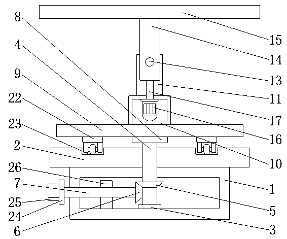 A multi-degree-of-freedom photovoltaic power generation support and its adjustment method