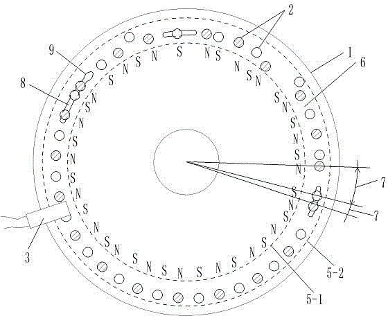 Power-assisted bicycle having sensor with multiple position-adjustable magnets in casing