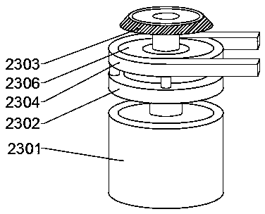 An electric vehicle wheel hub motor drive device and its implementation method