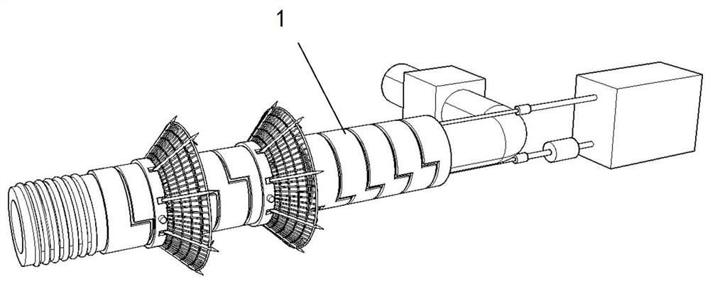 Tunnel water inrush expansion plugging structure based on diversion consolidation technology and using method thereof