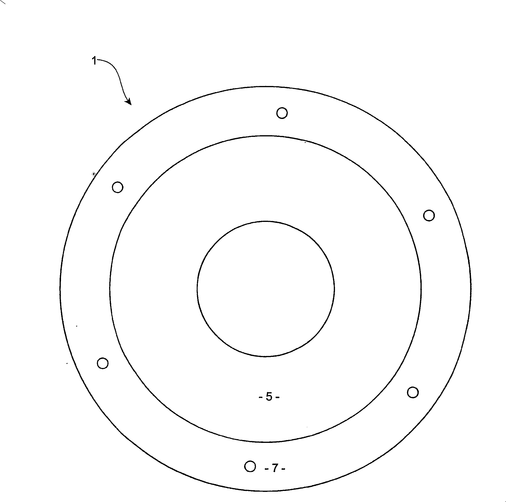 A peripheral sealing gland for elongate objects passing through a surface or beyond a pipe end