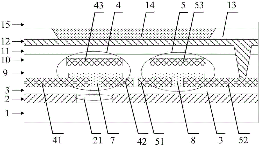 OLED pixel structure as well as preparation method, ultraviolet light detection method and ultraviolet light detection device thereof