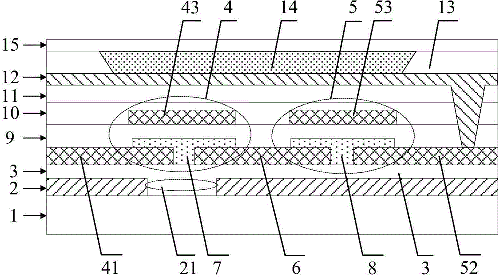 OLED pixel structure as well as preparation method, ultraviolet light detection method and ultraviolet light detection device thereof