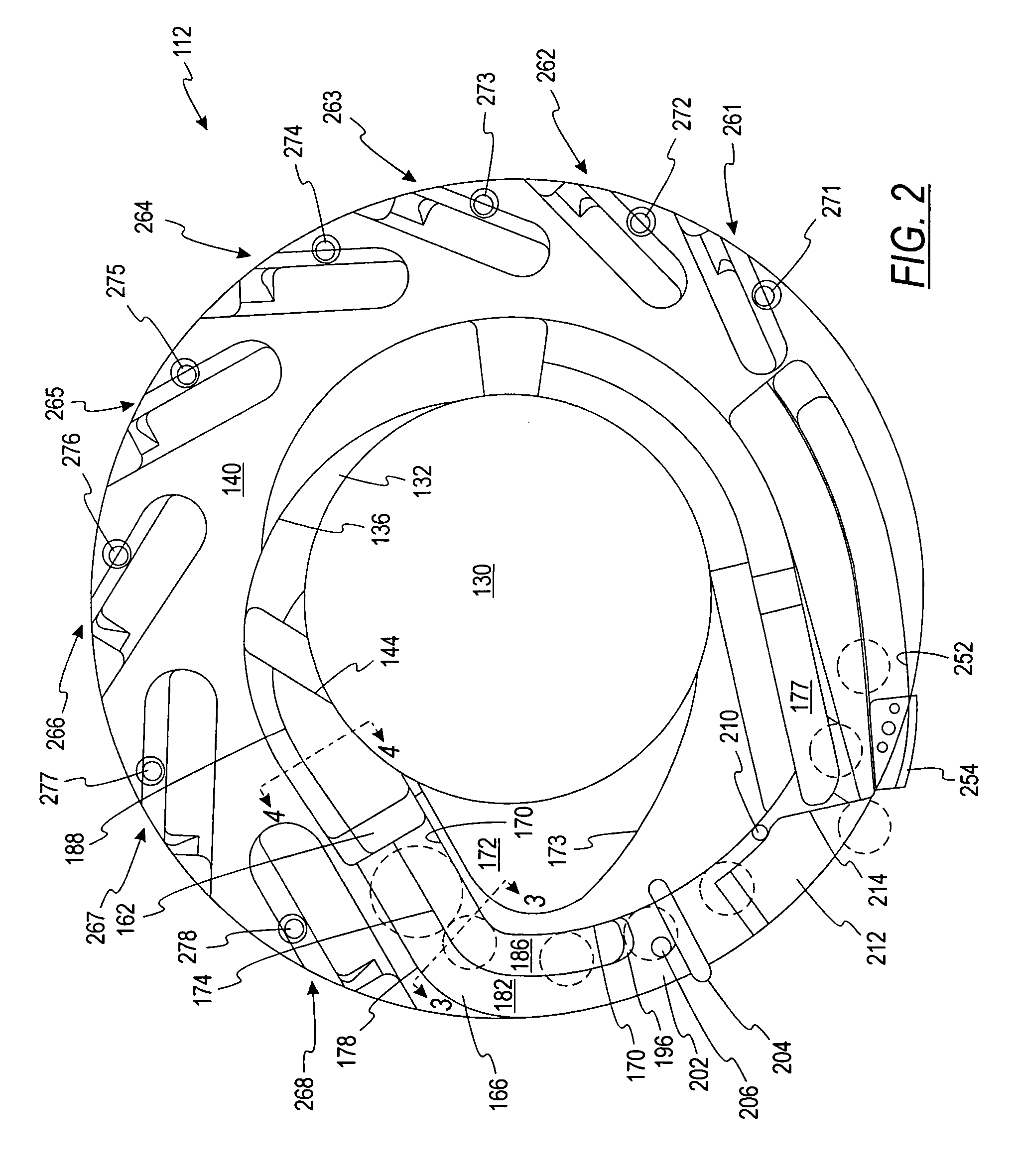 Disc-type coin processing device having improved coin discrimination system