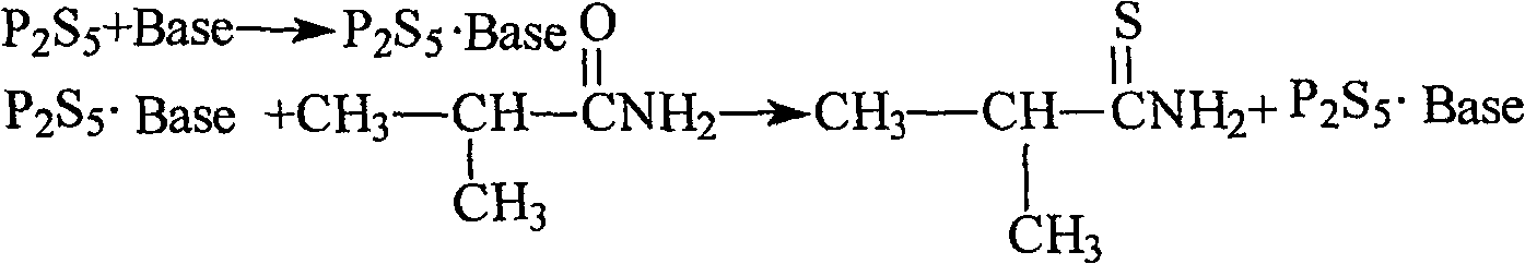 Method for preparing thio-iso-butanamide