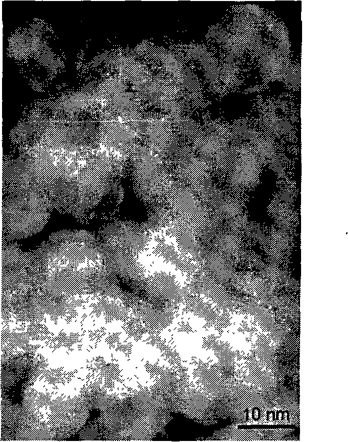 Non-aqueous solution homogeneous phase reduction preparation of nano metallic ruthenium