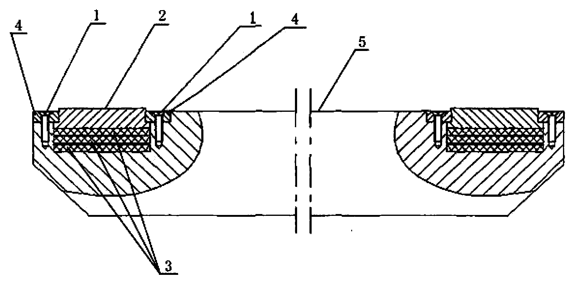 Horizontal hitting rod structure of press machine