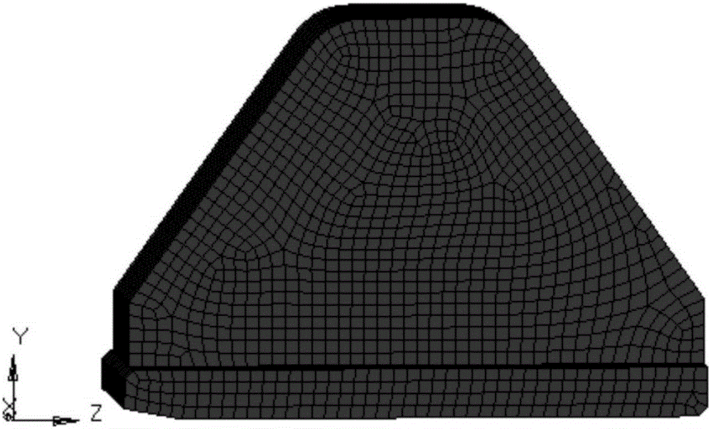 Optimal design method of grooved shelling template