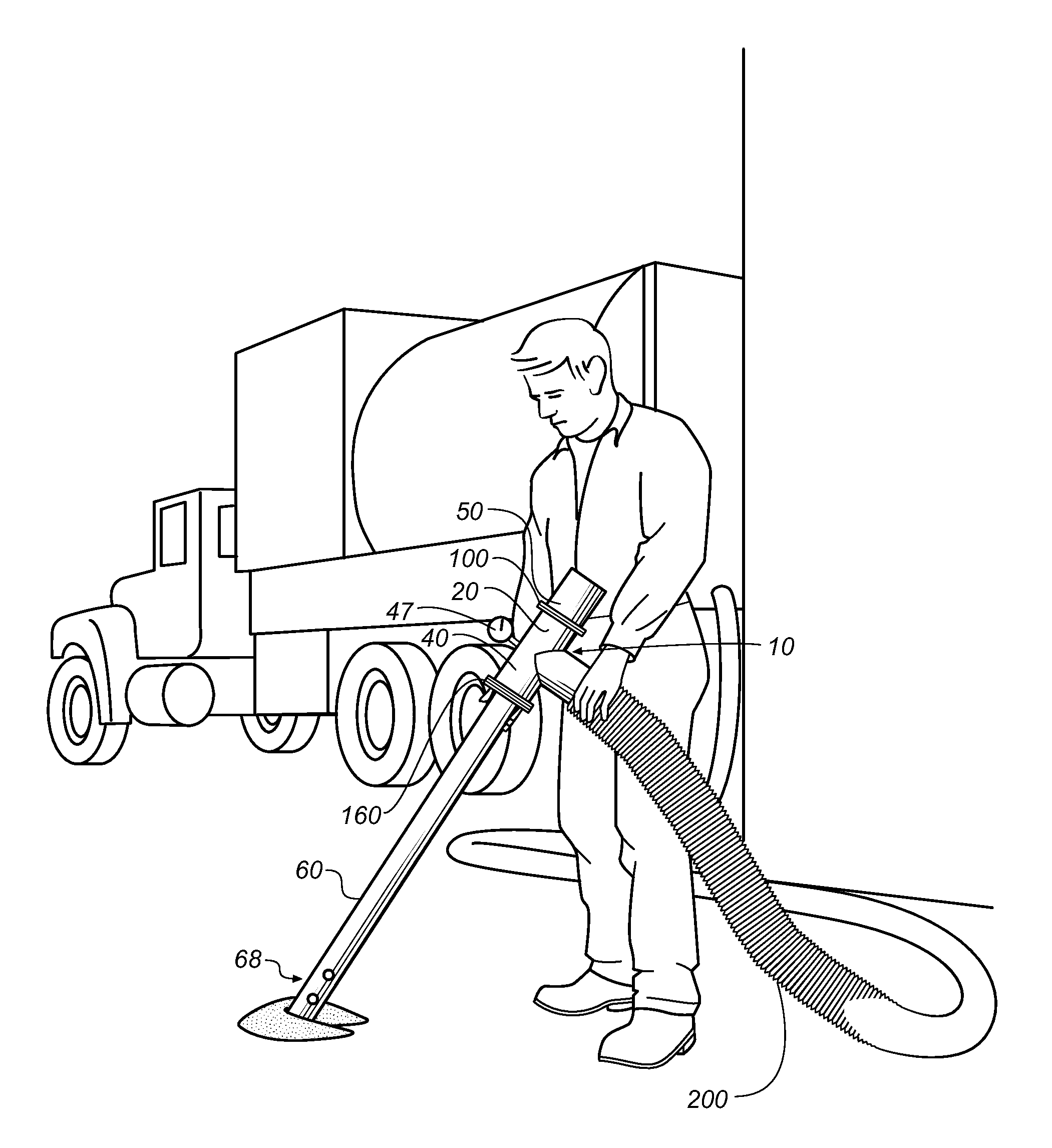 Self-limiting vacuum nozzle and methods for using same