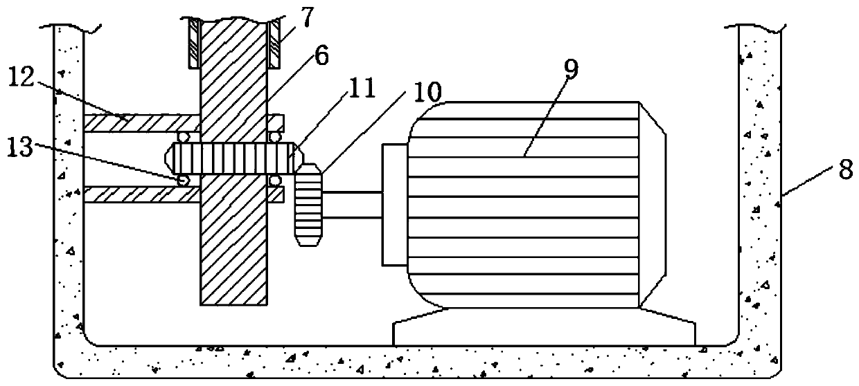 Navigation radar antenna multi-angle rotating support