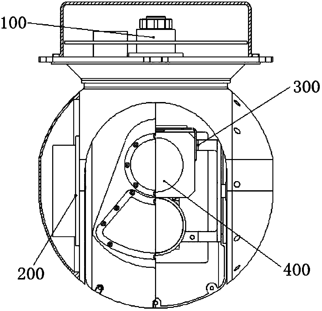 A three-axis stabilized photoelectric pod for unmanned aerial vehicles