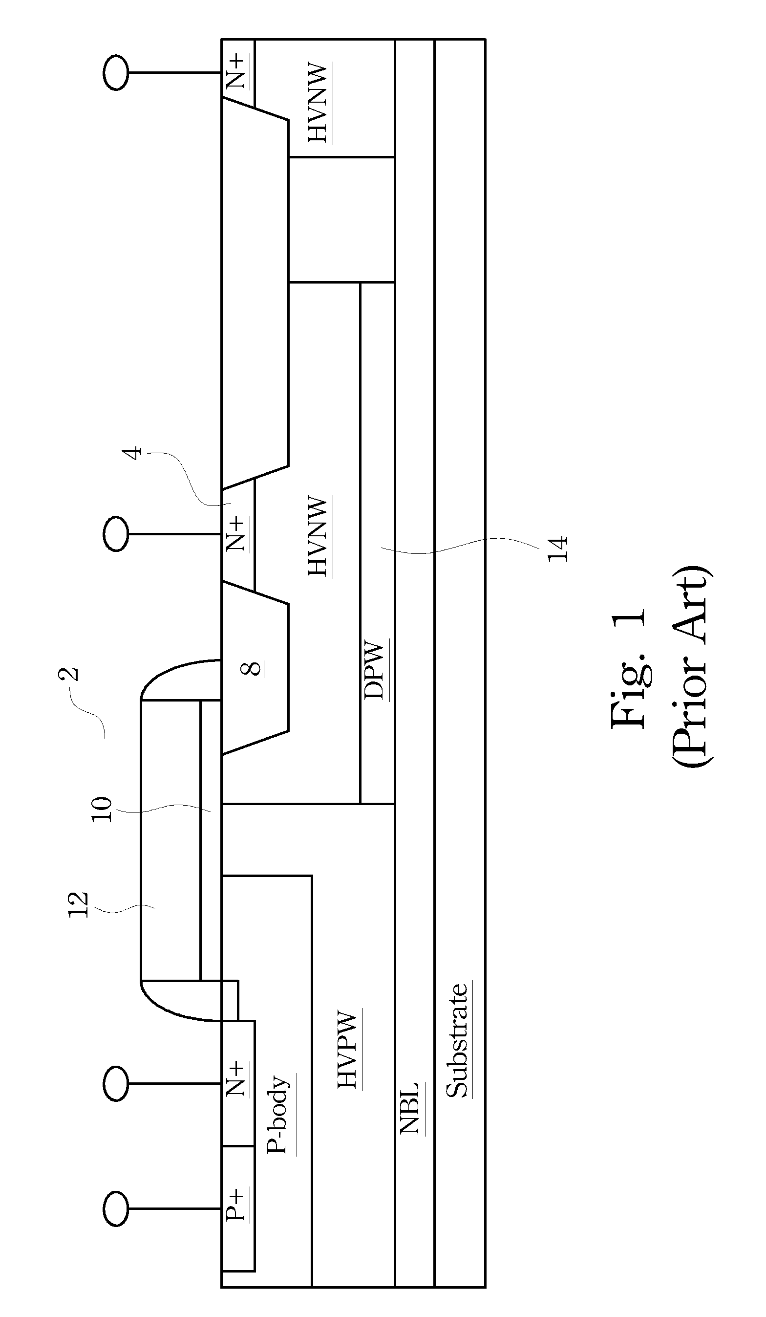 Disconnected DPW structures for improving on-state performance of MOS devices