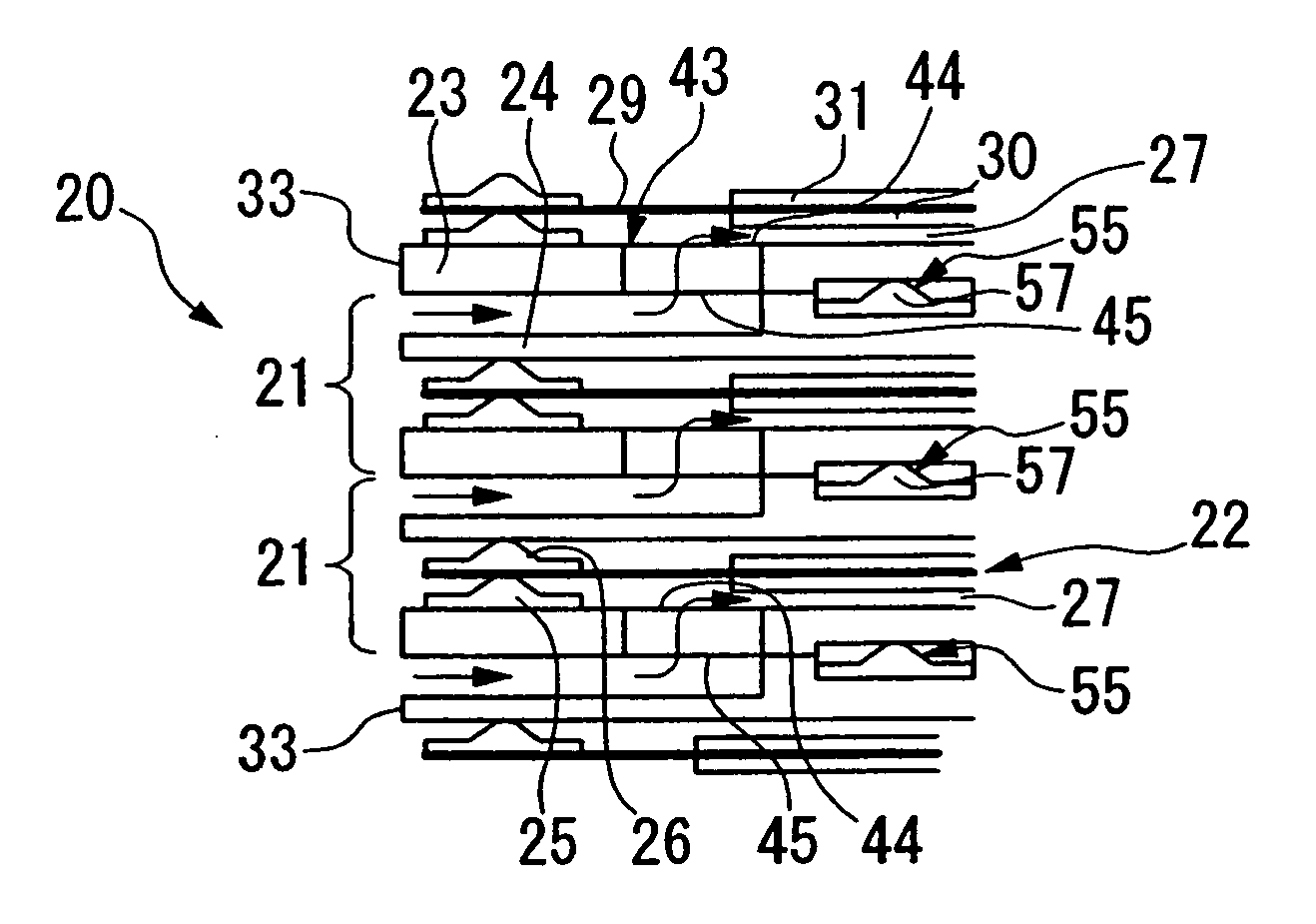 Fuel cell and separator thereof