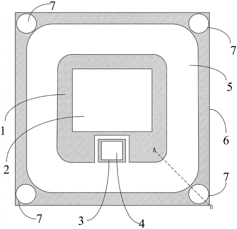 IGBT layout capable of carrying out terminal transverse puncture tests