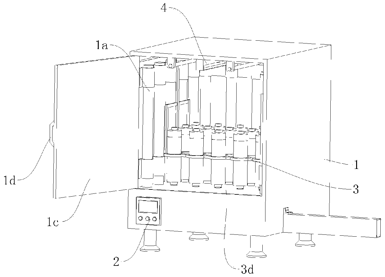 Storage box convenient to pick and place for storage of anaerobic bacteria culture tanks and using method