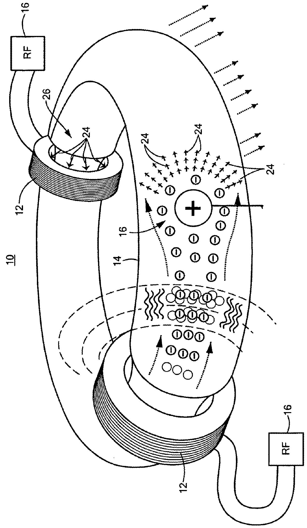 Coreless transformer UV light source system