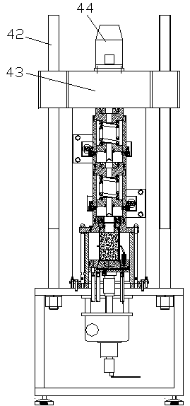 Triaxial multiple coal and gas outburst test method